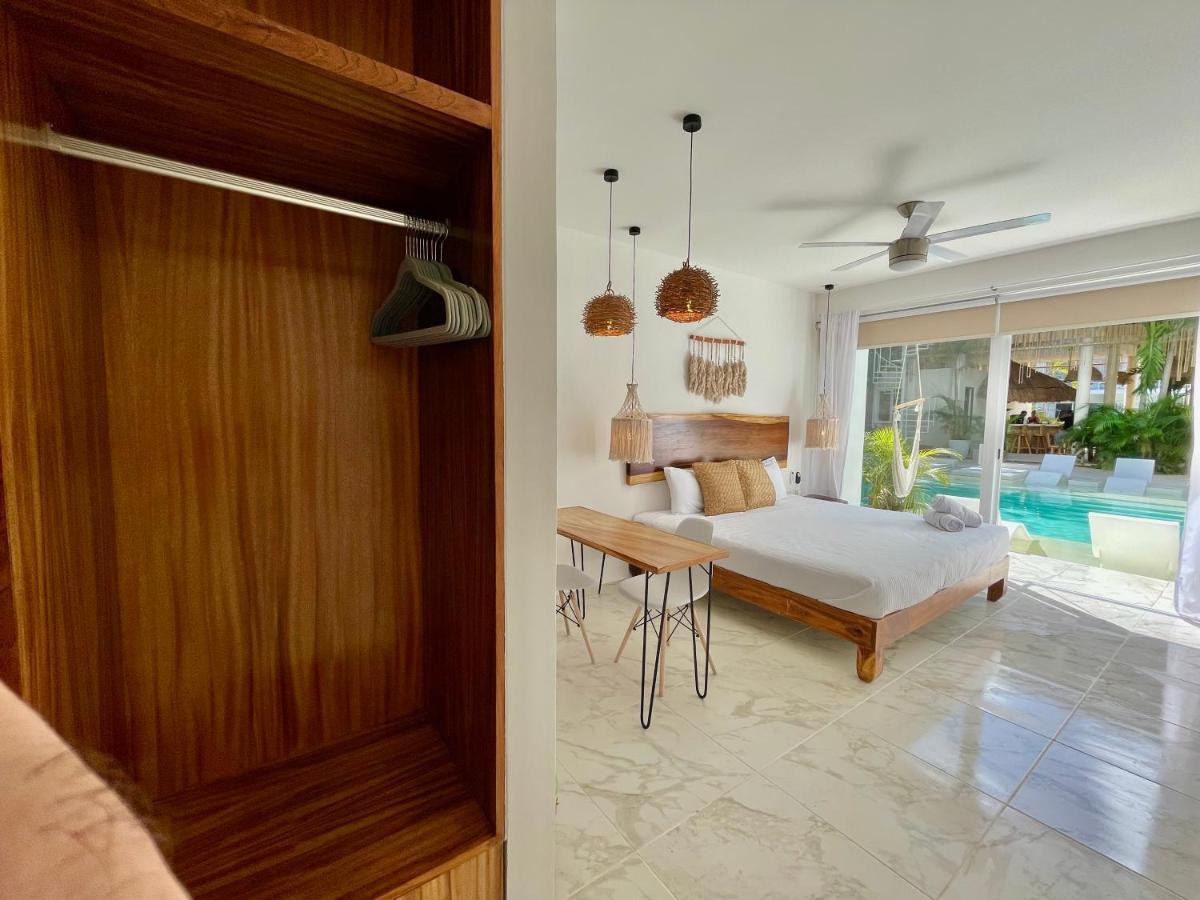 Beautiful Swim-Up Studio With Private Terrace, Pool And Jungle Gym Tulum Esterno foto