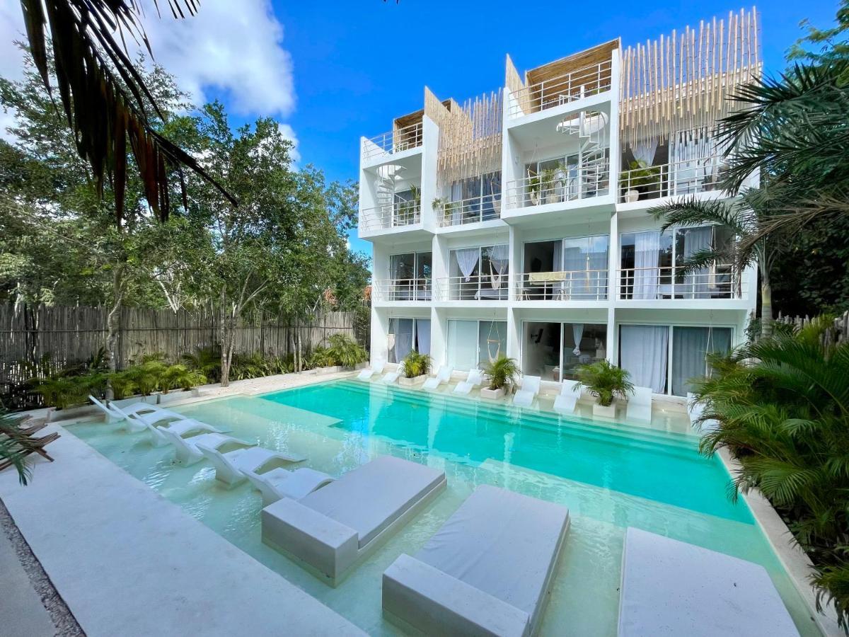 Beautiful Swim-Up Studio With Private Terrace, Pool And Jungle Gym Tulum Esterno foto