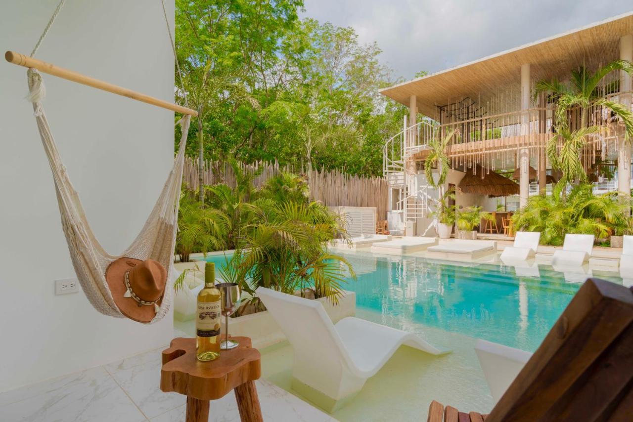 Beautiful Swim-Up Studio With Private Terrace, Pool And Jungle Gym Tulum Esterno foto
