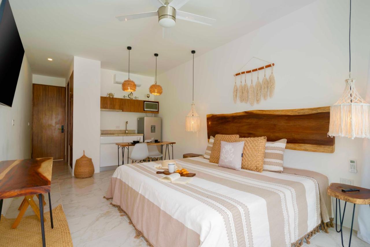 Beautiful Swim-Up Studio With Private Terrace, Pool And Jungle Gym Tulum Esterno foto