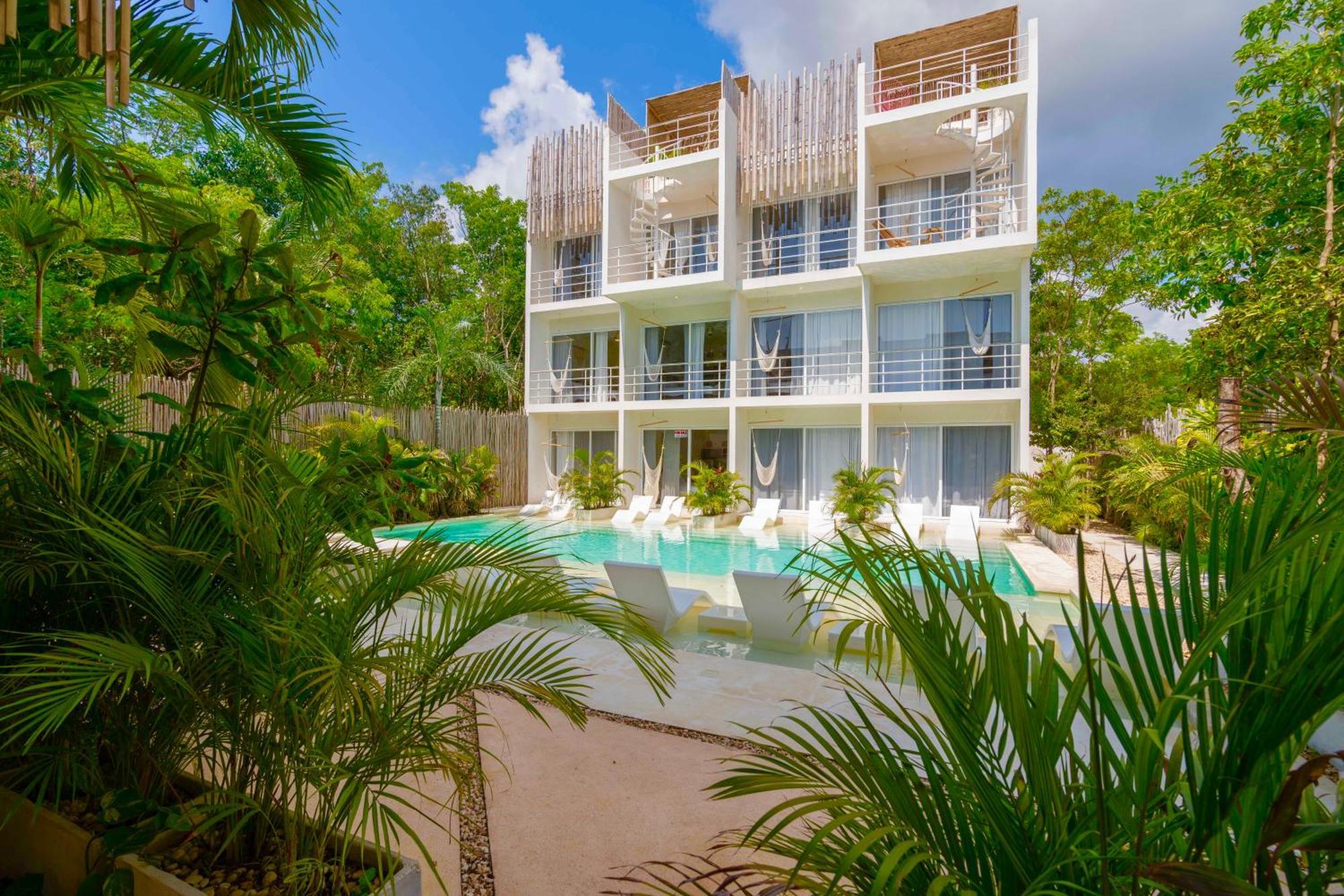 Beautiful Swim-Up Studio With Private Terrace, Pool And Jungle Gym Tulum Esterno foto